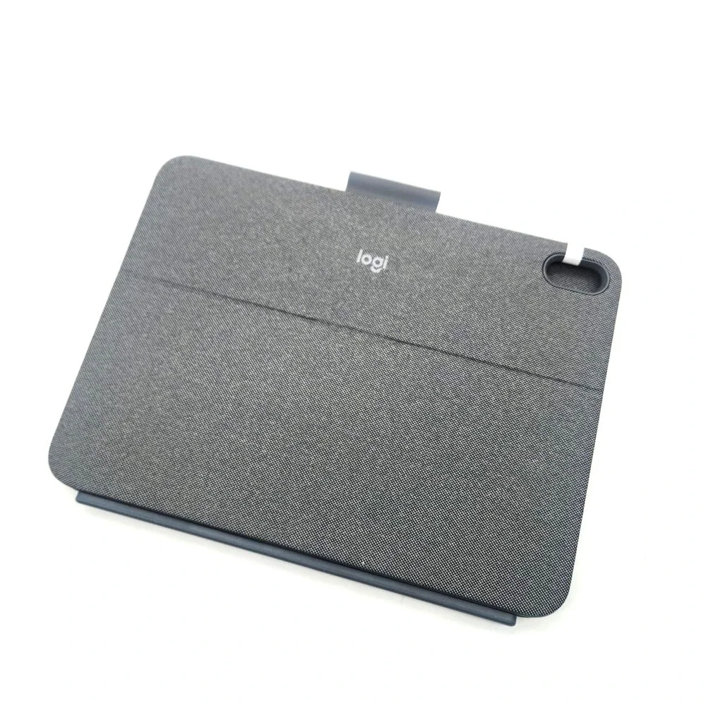 Logitech Combo Touch iPad 10th Gen Keyboard Case Backlit Trackpad Oxford Gray